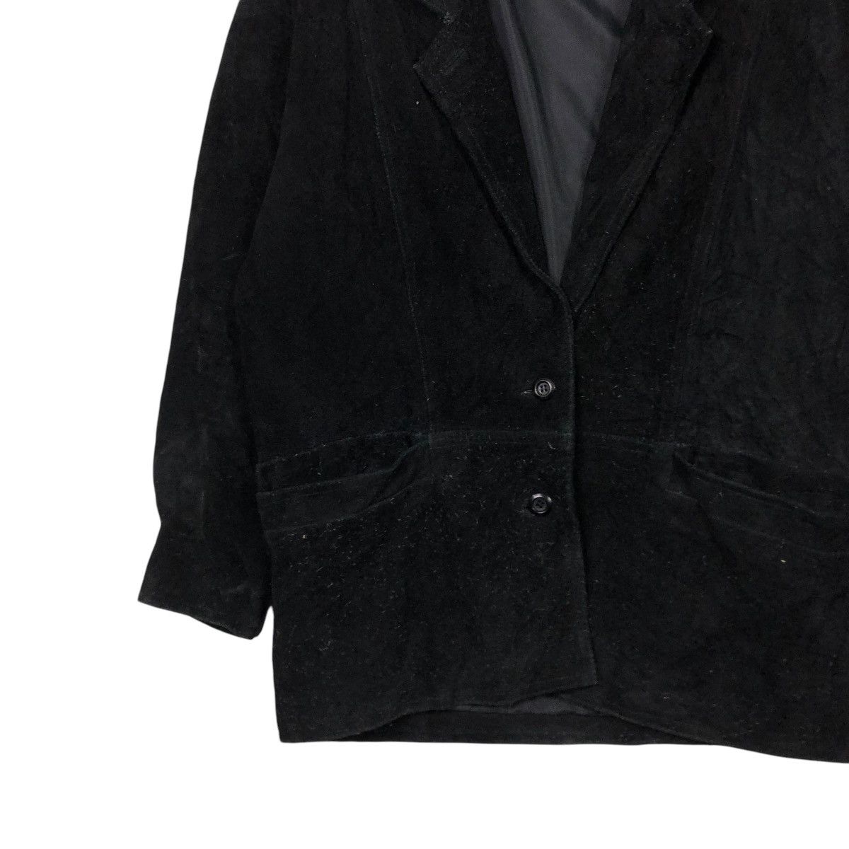 Japanese Brand 🔥VINTAGE LEATHER JACKET DOUBLE BREAST LEATHER & HIDE Size US L / EU 52-54 / 3 - 7 Thumbnail