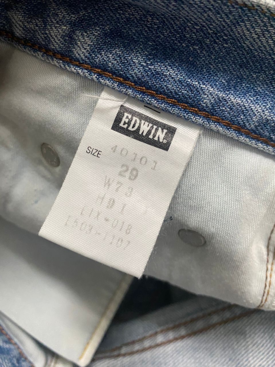 Edwin 💥FLARE💥VINTAGE EDWIN DISTRESSED DENIM JEANS Size US 29 - 14 Thumbnail