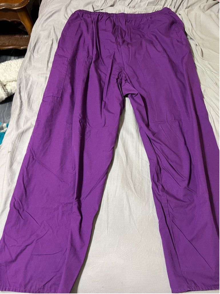 Other Women's Size 3Xl purple Scrub Pants Size 24" / US 00 / IT 34 - 2 Thumbnail