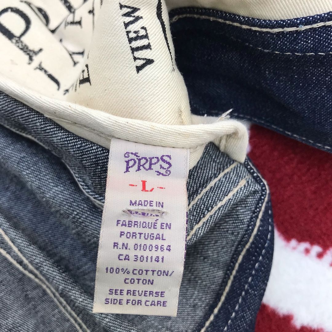 Japanese Brand × Prps × Vintage PRPS Jacket Denim AW 2012 Size US L / EU 52-54 / 3 - 10 Thumbnail
