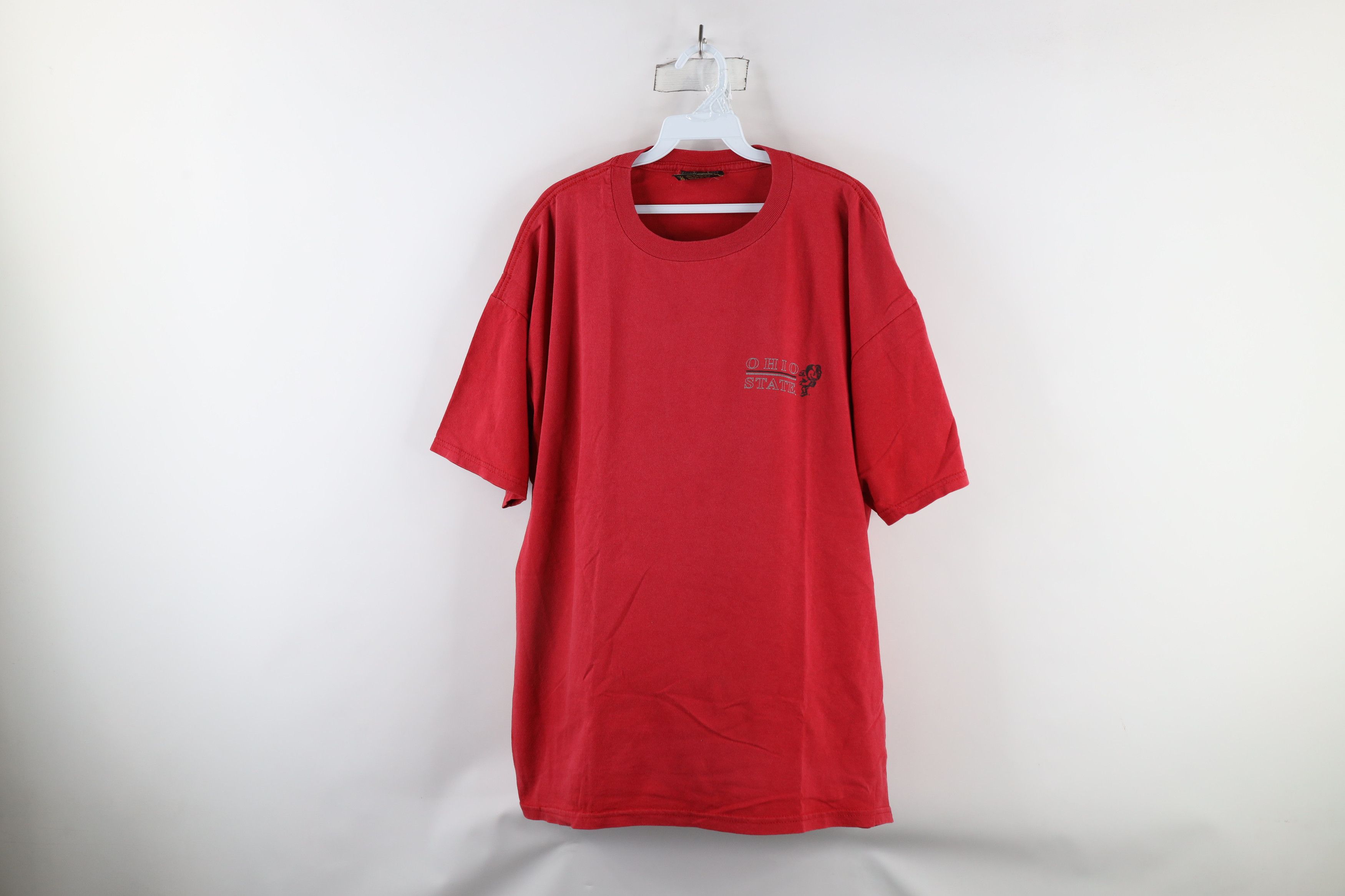 Vintage Vintage 90s Ohio State University Short Sleeve T-Shirt USA Size US XL / EU 56 / 4 - 1 Thumbnail