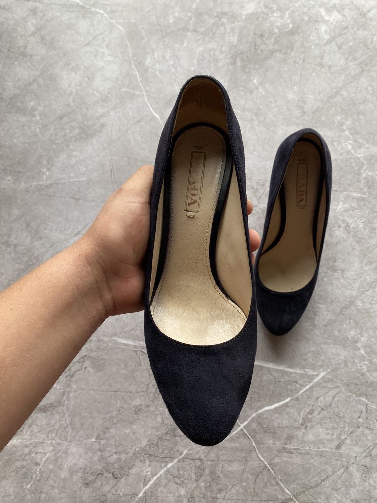 Prada Prada Milano Suede Pumps Heels Women’s Shoes Made in Italy Size US 10 / IT 40 - 2 Thumbnail