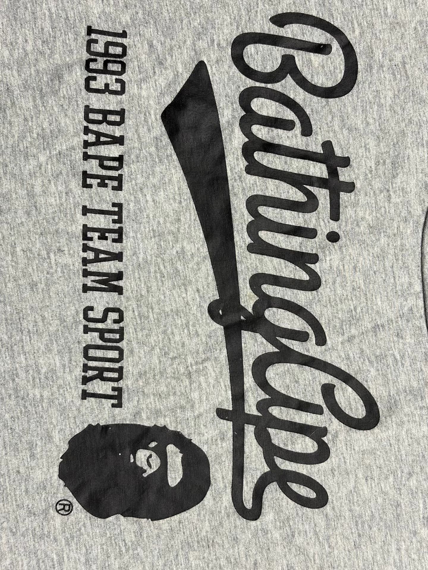 Bape Bape Gray Short Sleeve Tee Size ONE SIZE - 2 Thumbnail