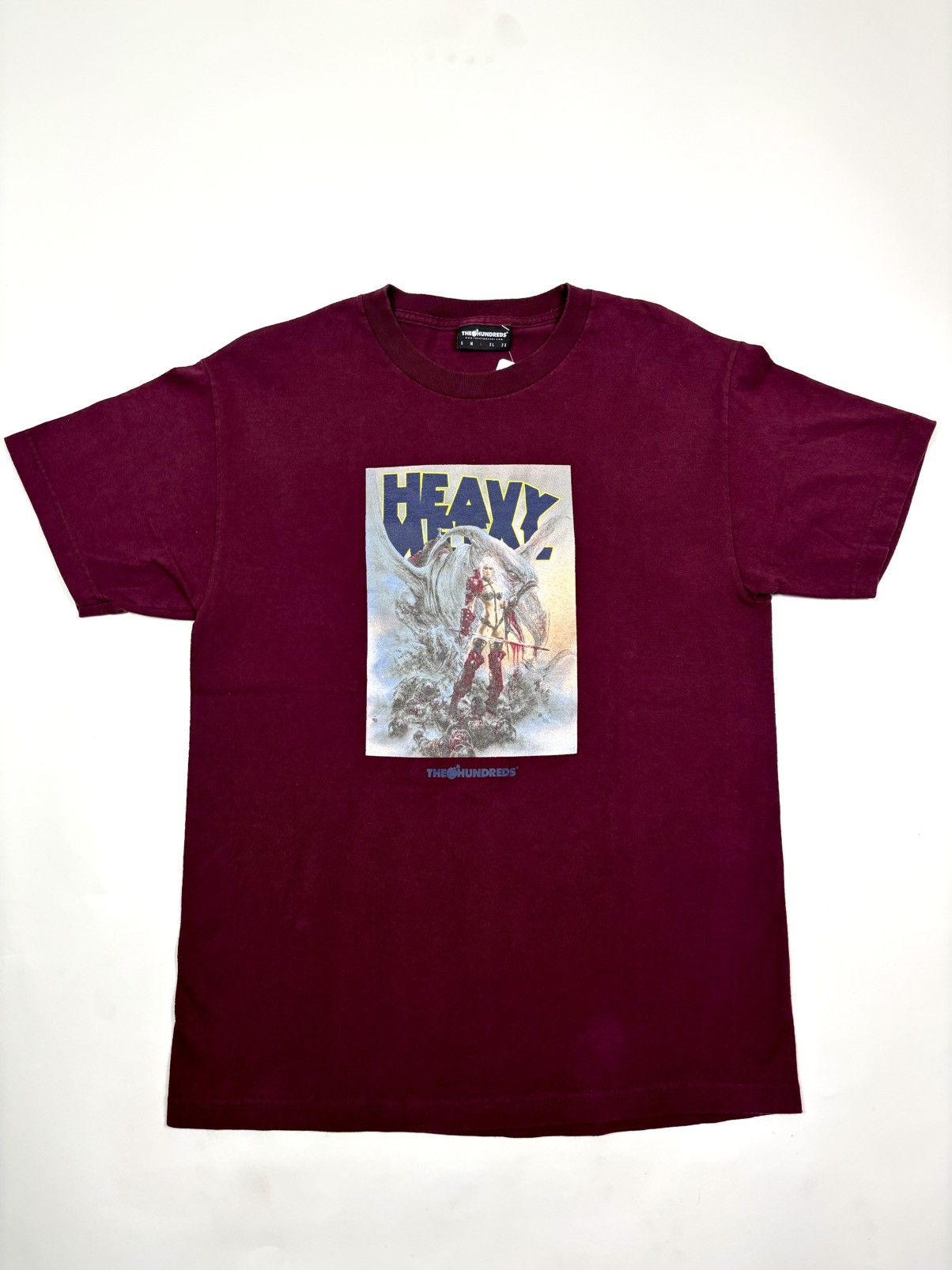 Vintage The Hundreds “Heavy Metal” Tee – Wine – Size L Size US L / EU 52-54 / 3 - 2 Thumbnail