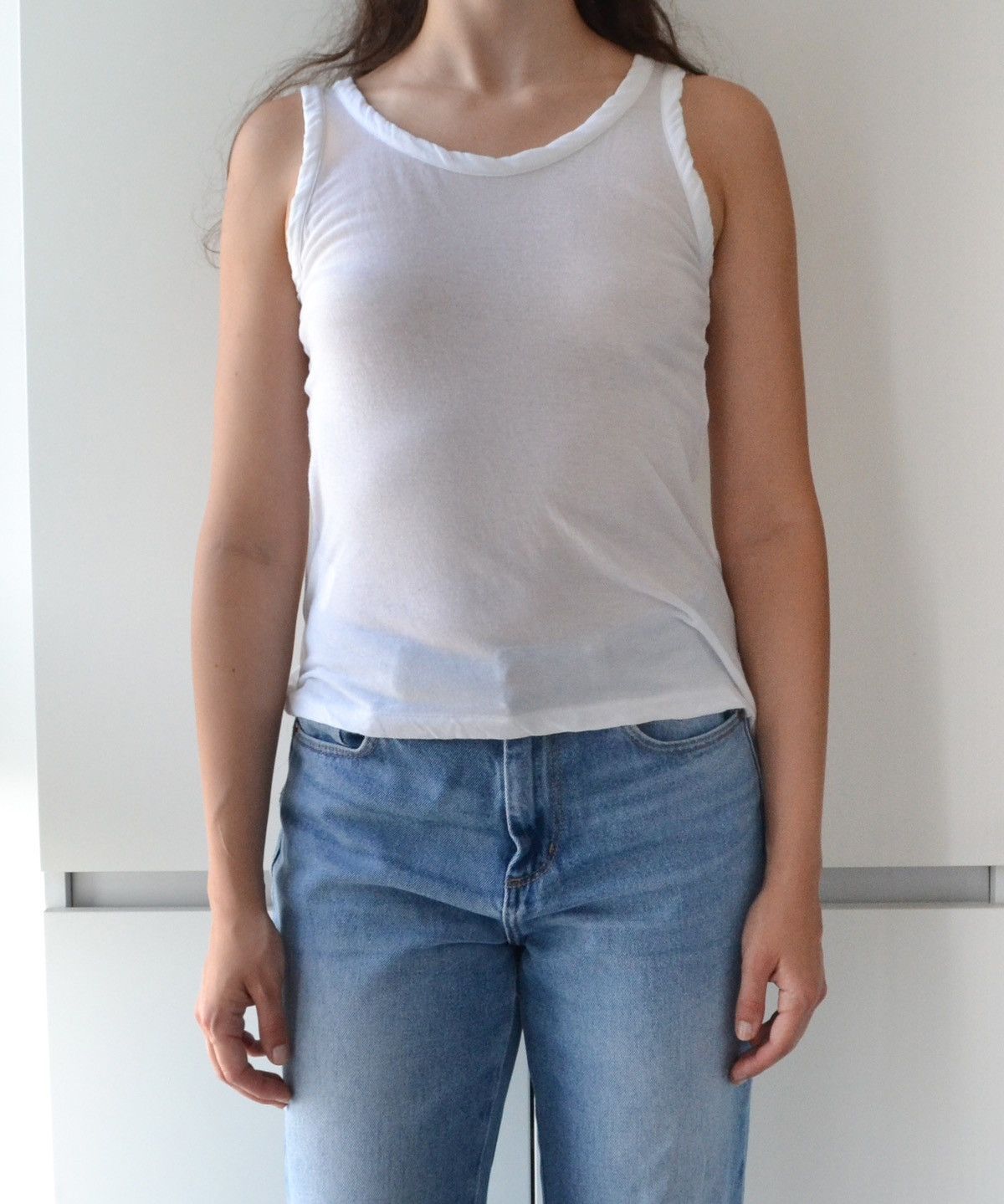 Yohji Yamamoto Yohji Yamamoto Sleeveless Asymmetrical Tank Top Vintage Size US S / EU 44-46 / 1 - 13 Thumbnail