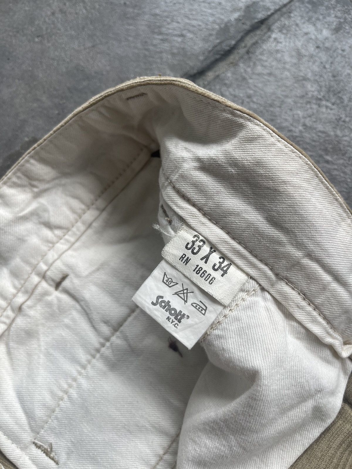 Schott JAPAN MADE Schott Nyc Combat Trousers Size US 33 - 9 Thumbnail