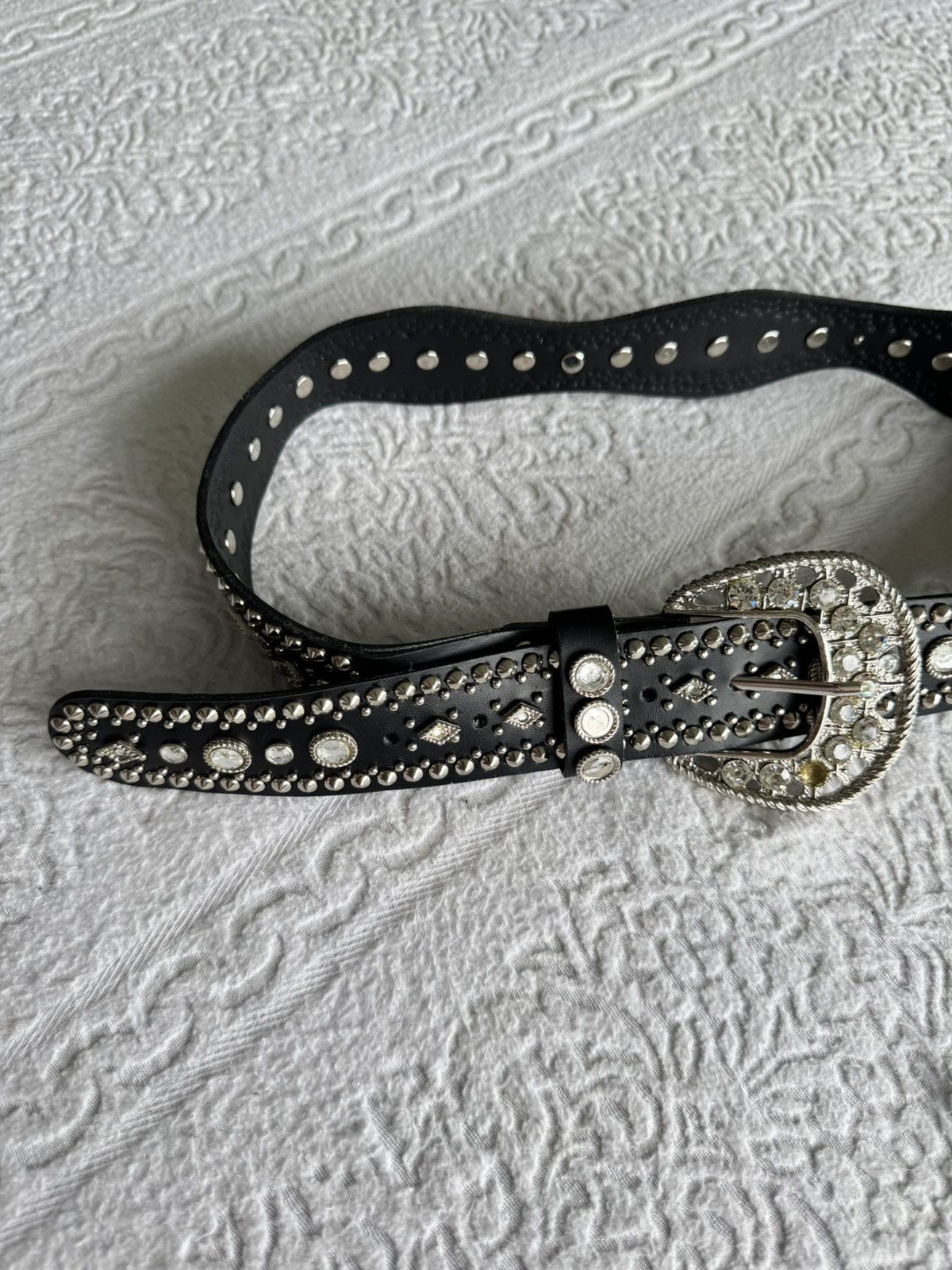 Japanese Brand Clichy Bling Studded Belt Size ONE SIZE - 3 Thumbnail