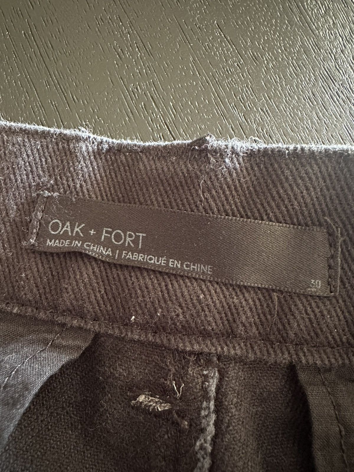 Oak + Fort Oak + Fort Cargo Pants — Black (Baggy, Hemmed for 5’5”) Size US 30 / EU 46 - 5 Thumbnail