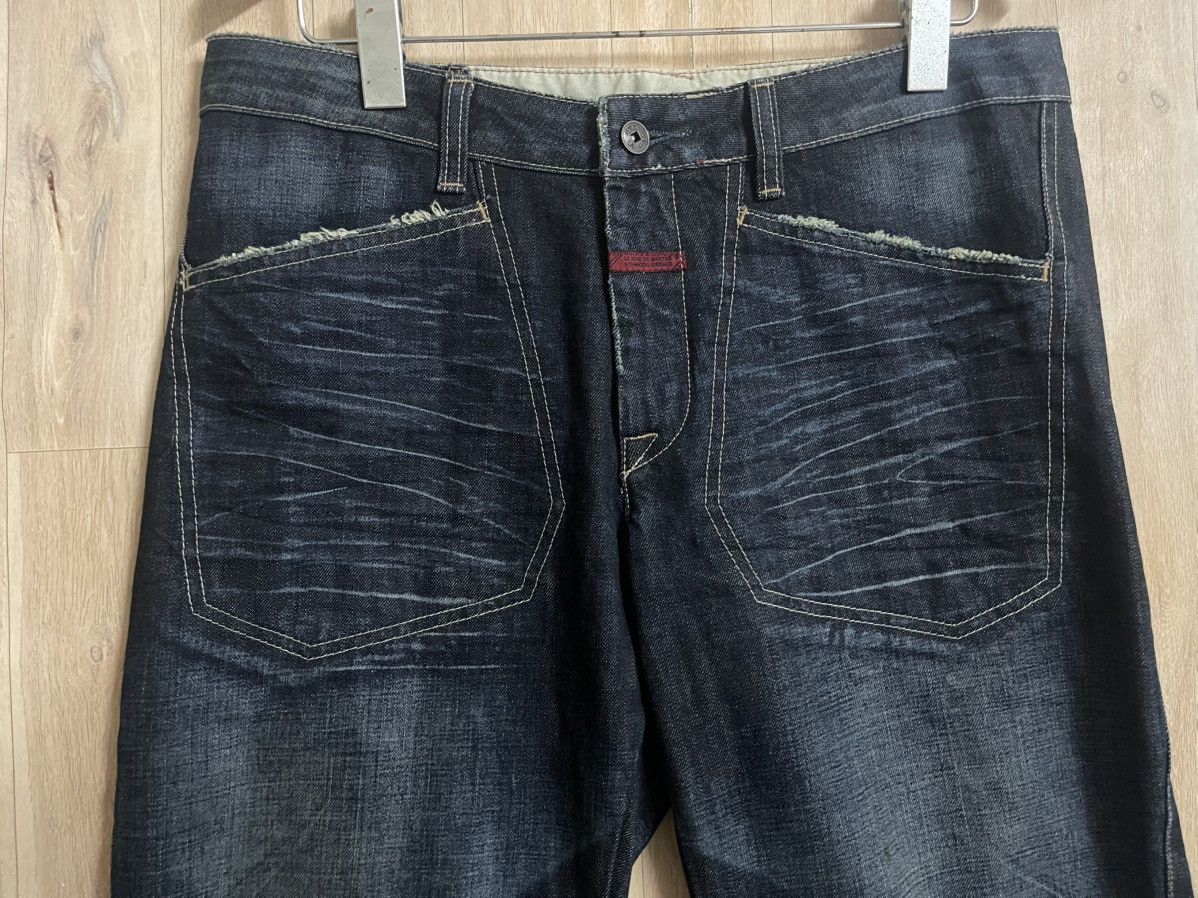Marithe + Francois Girbaud Marithe + Francois Girbaud Biker Denim W33 L43.5 Rare Punk Size US 33 - 2 Thumbnail