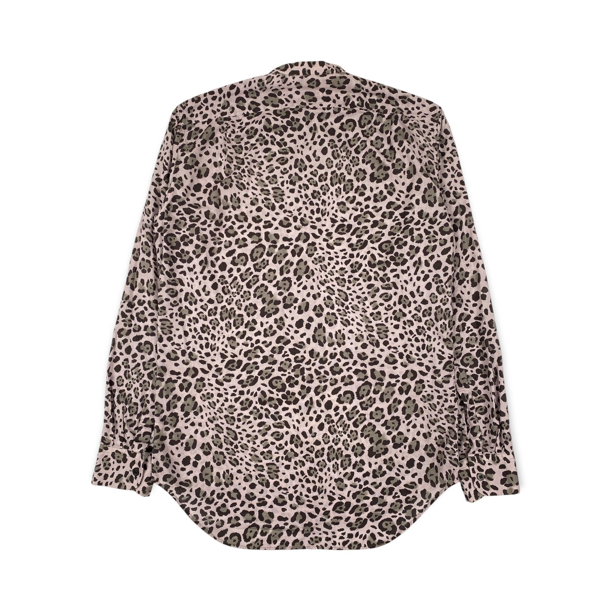 Dries Van Noten Leopard Print Long Sleeve Polo Size US M / EU 48-50 / 2 - 2 Thumbnail