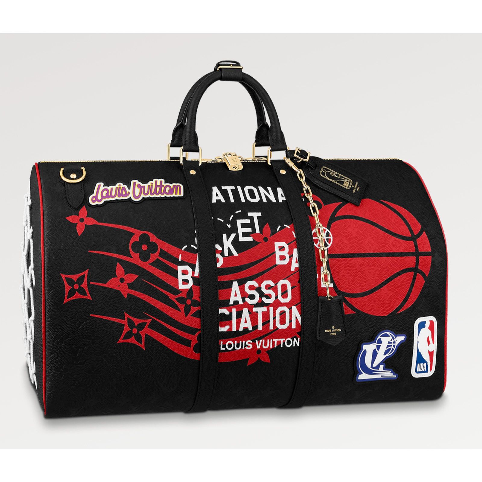 Louis Vuitton Louis Vuitton Keepall Bandouliere NBA Basketball Travel Bag Size ONE SIZE - 5 Thumbnail