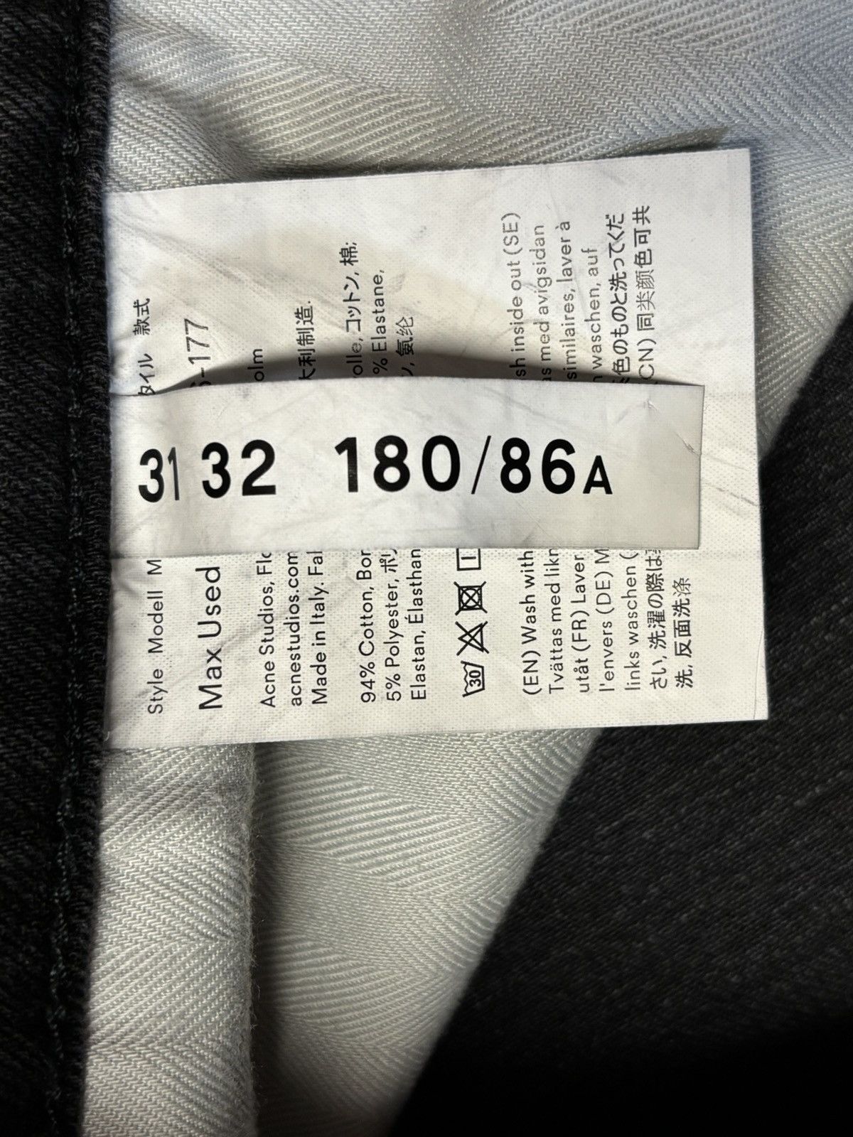 Acne Studios ACNE Studios black skinny’s Size US 30 / EU 46 - 6 Thumbnail