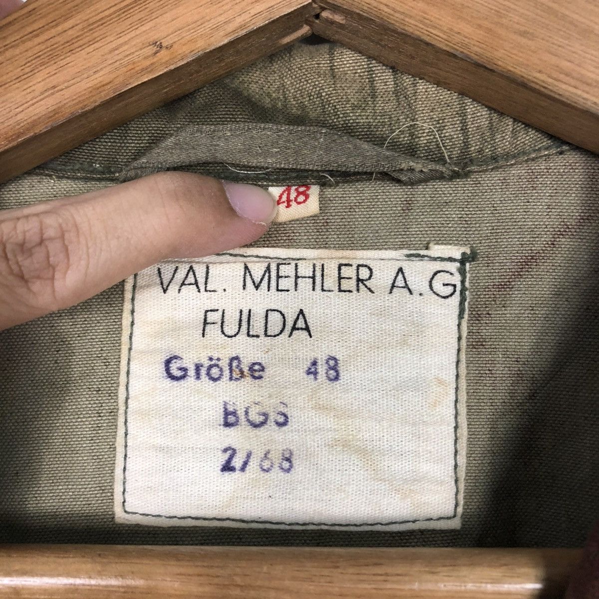 Vintage 🔥VTG 60’s GERMANY BGS SUMPFMUSTER CAMOUFLAGE PATTERN JACKET Size US M / EU 48-50 / 2 - 19 Thumbnail