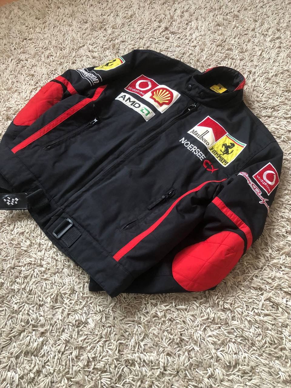 Ferrari × Marlboro Black Ferrari Bomber Jacket Size US M / EU 48-50 / 2 - 3 Thumbnail