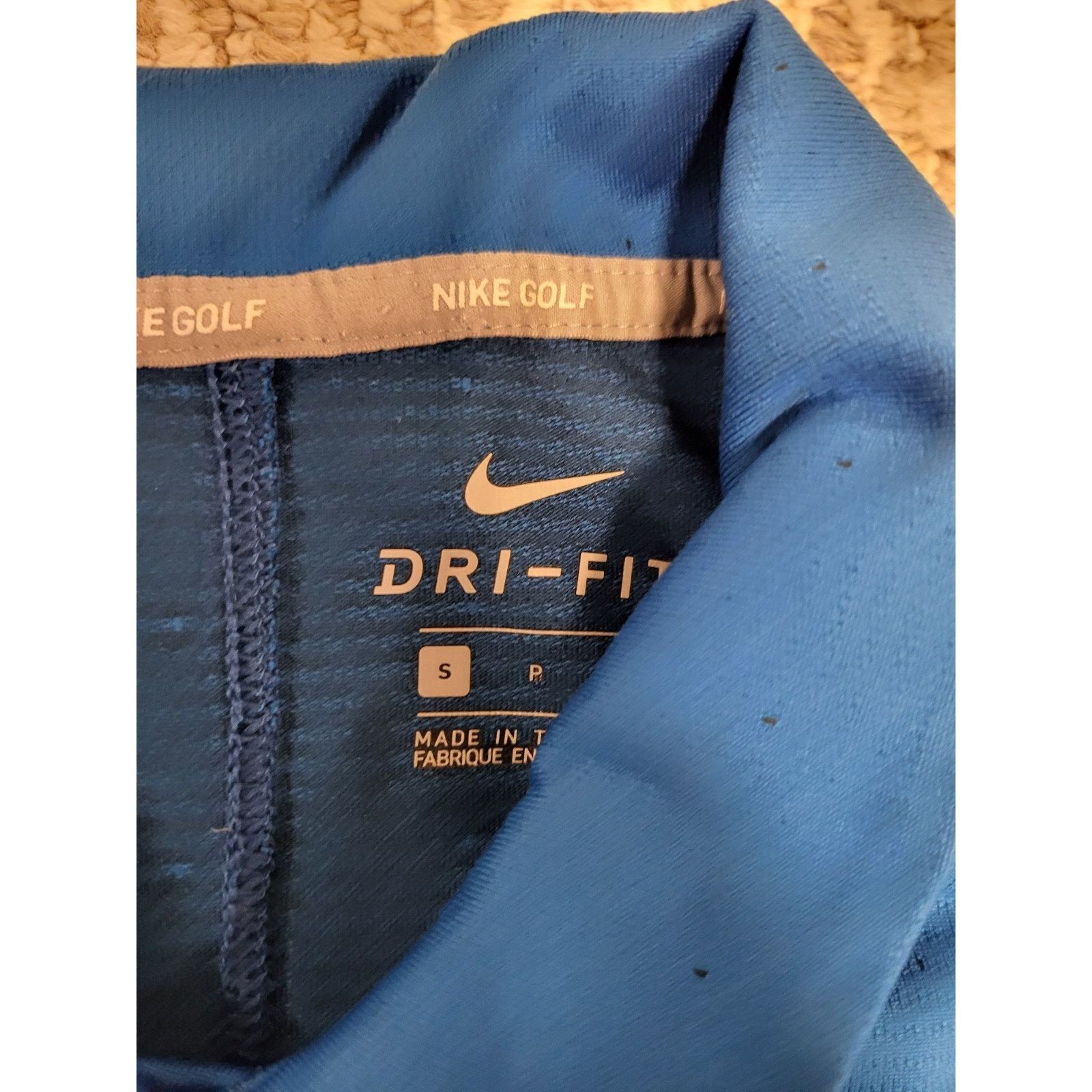 Nike Nike Golf Men's Dri Fit Three Button Blue Short Sleeve Shirt Size US L / EU 52-54 / 3 - 3 Thumbnail