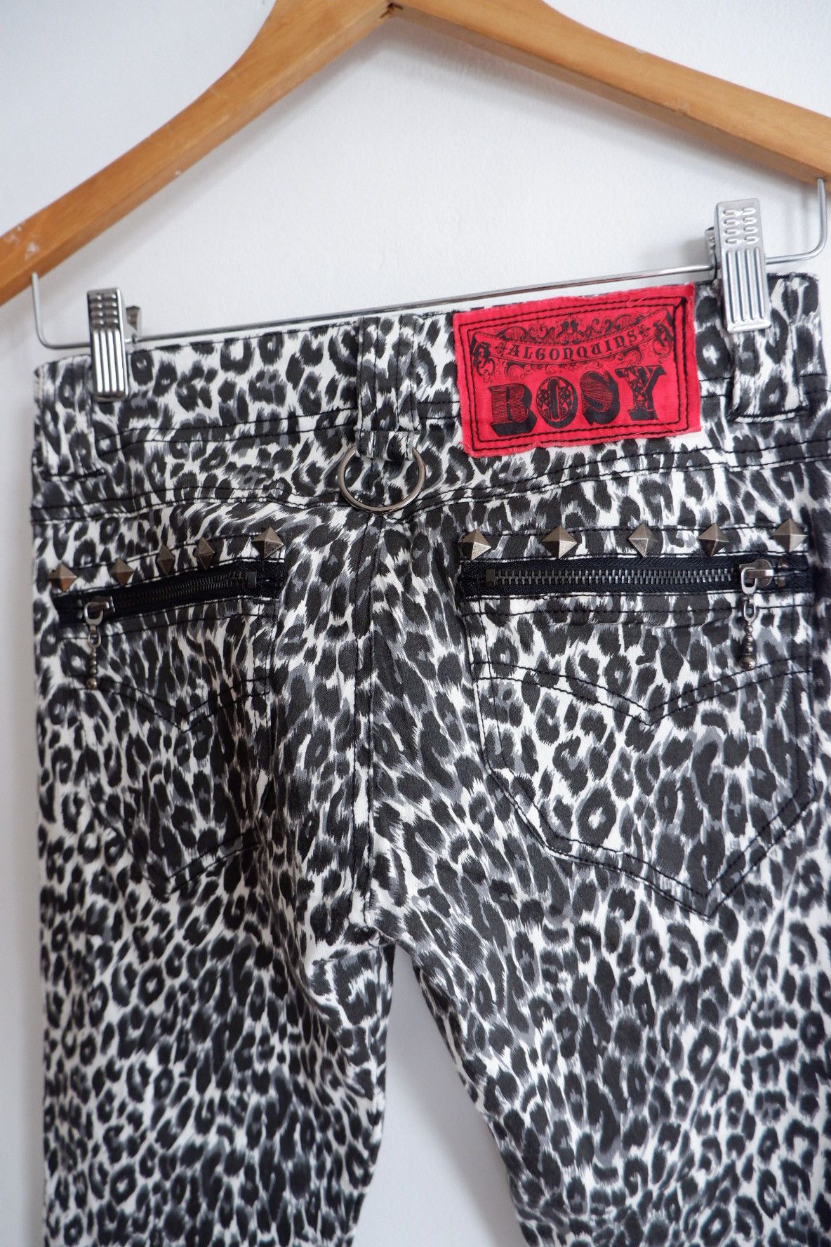 Japanese Brand Vintage Algonquins Gothic Leopard Pants Size 26" / US 2 / IT 38 - 6 Thumbnail