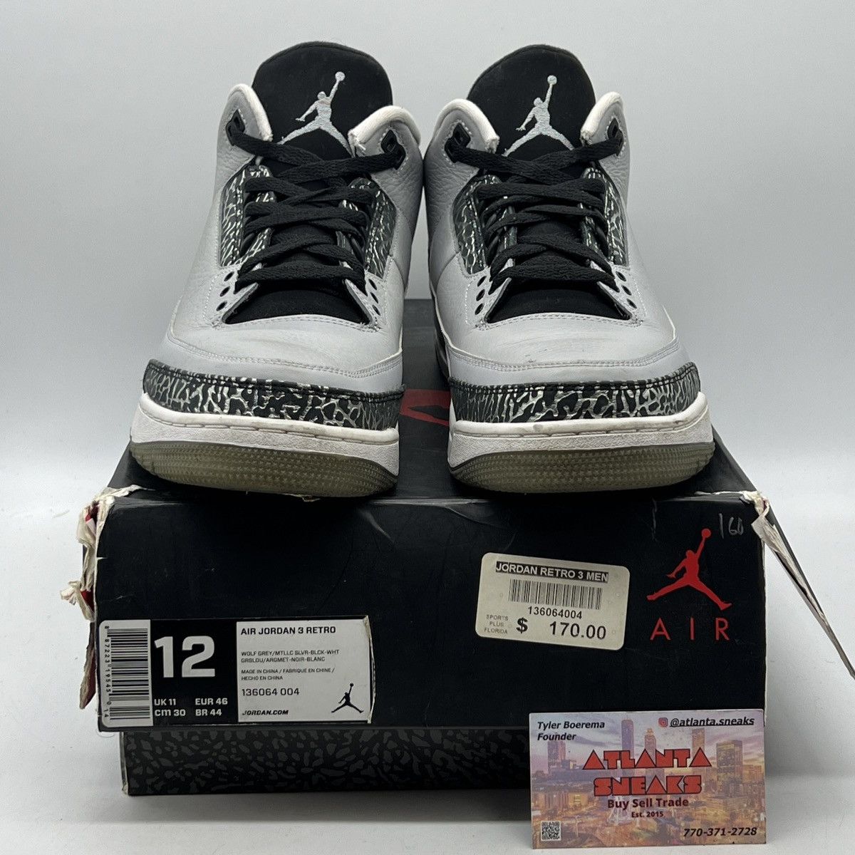 Air Jordan 3 Wolf Grey
