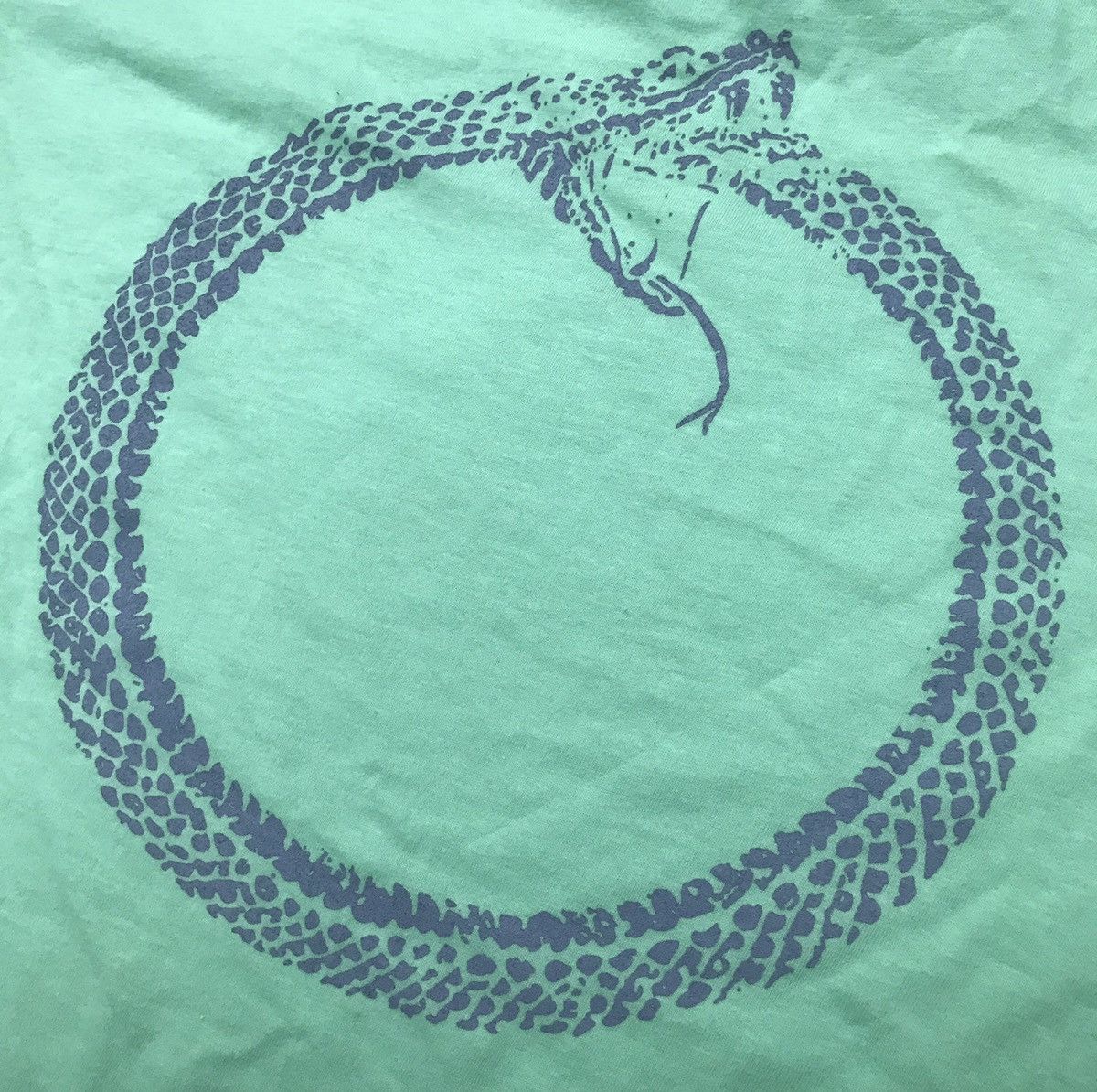 Vintage SUMMER 2017 nebabot nodnarb MiNT GREEN OUROBOROS TEE Size US XL / EU 56 / 4 - 3 Thumbnail