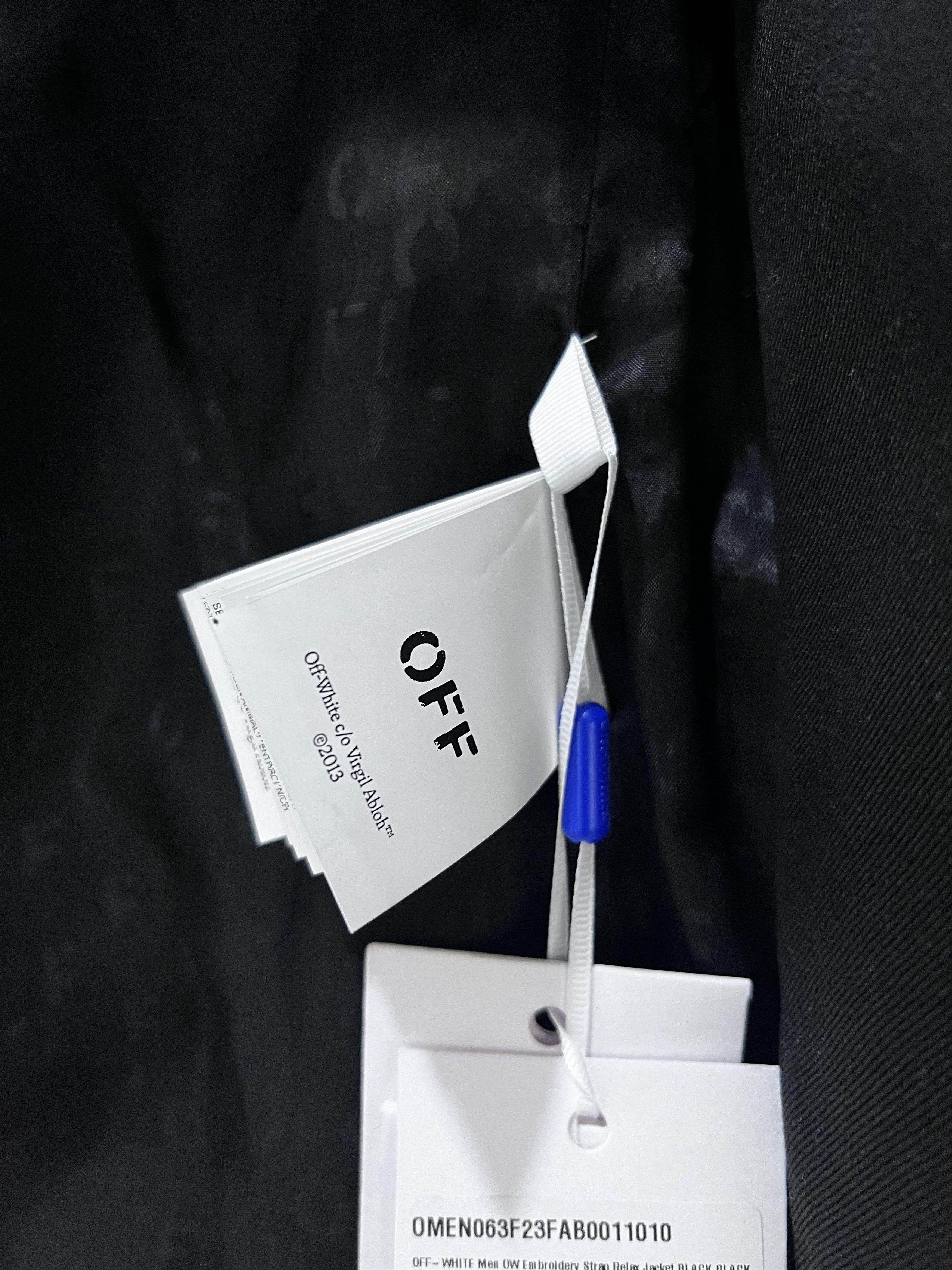 Off-White Off-White OW Embroidery Strap Blazer Size 48R - 5 Thumbnail