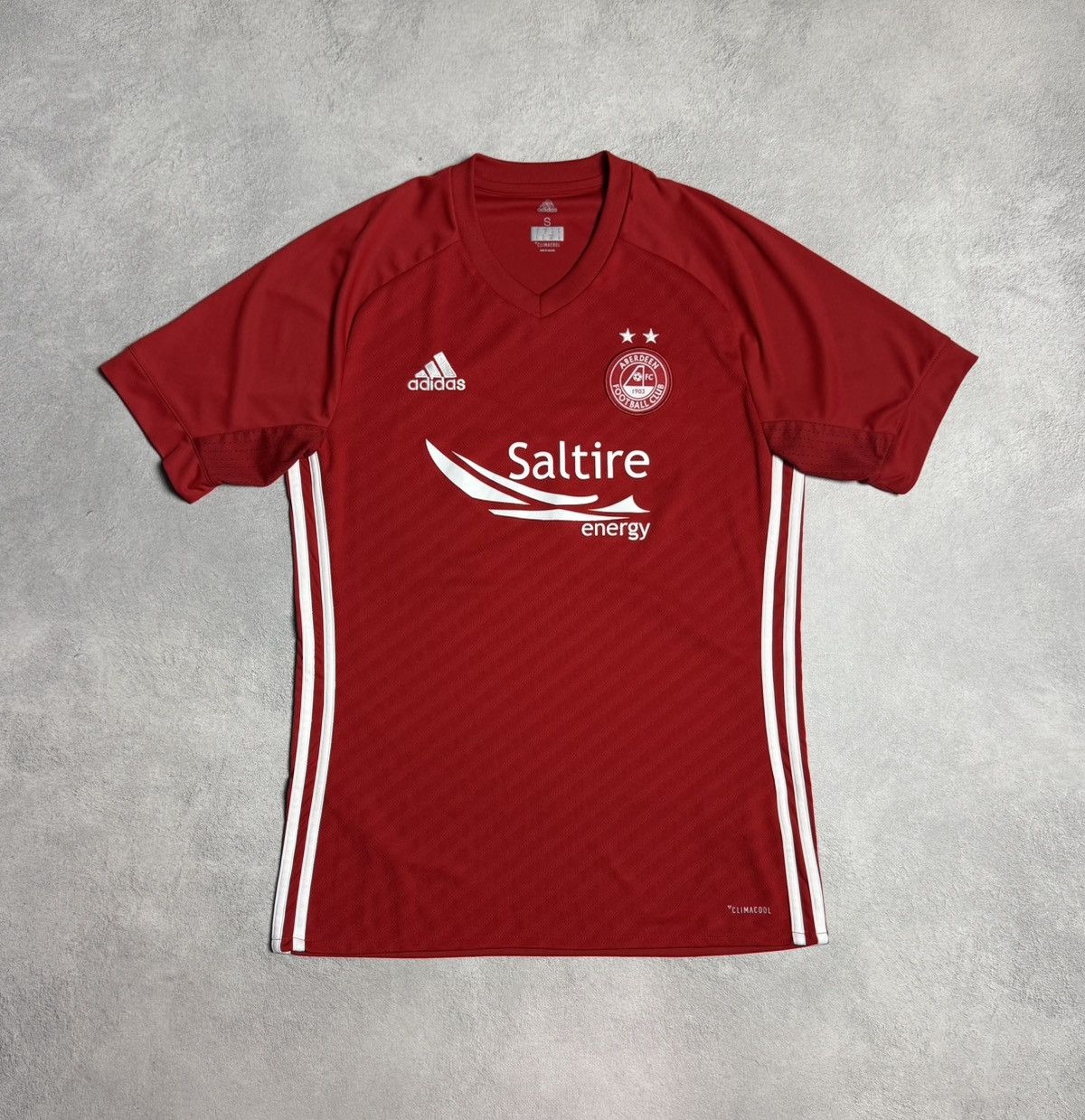 Adidas Aberdeen 2017 2018 Home Football Shirt Soccer Jersey Adidas Size US S / EU 44-46 / 1 - 1 Thumbnail