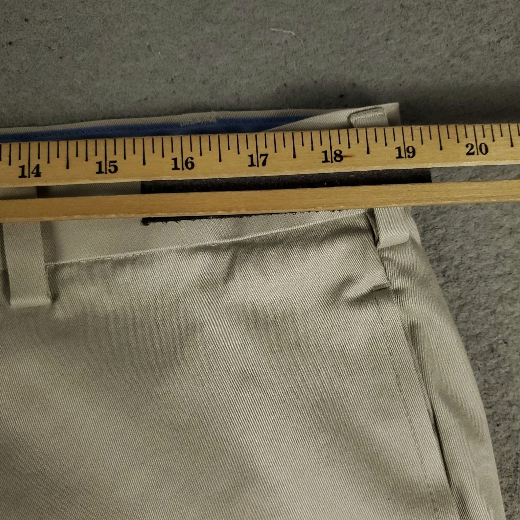 Brooks Brothers Brooks Brothers Pants Mens 38x30 Beige Clark Flat Front Chino Trousers Size US 38 / EU 54 - 4 Thumbnail