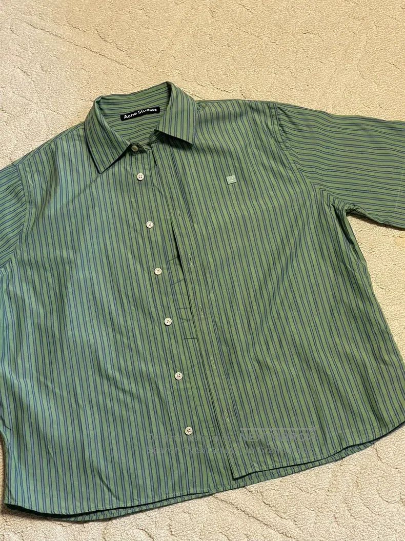 Acne Studios Acne Studios Men's Striped Shirt Size US XXS / EU 40 - 1 Thumbnail