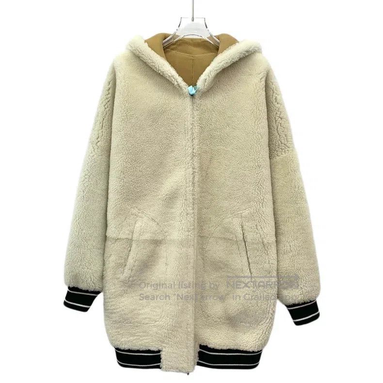 Dior Dior Colour-blocked wool leather bee embroidery hooded zip Size XS / US 0-2 / IT 36-38 - 3 Thumbnail