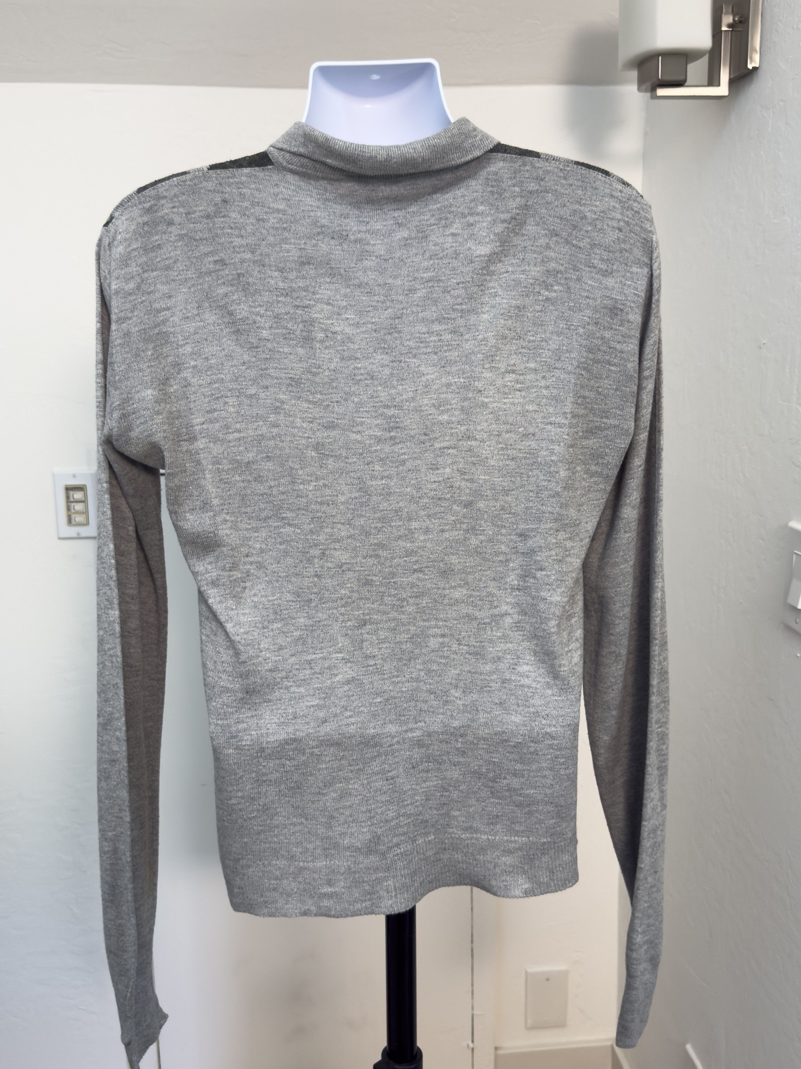 Other Vintage Argyle Knit Polo Sweater Gray Green Button Collar Size US M / EU 48-50 / 2 - 4 Thumbnail