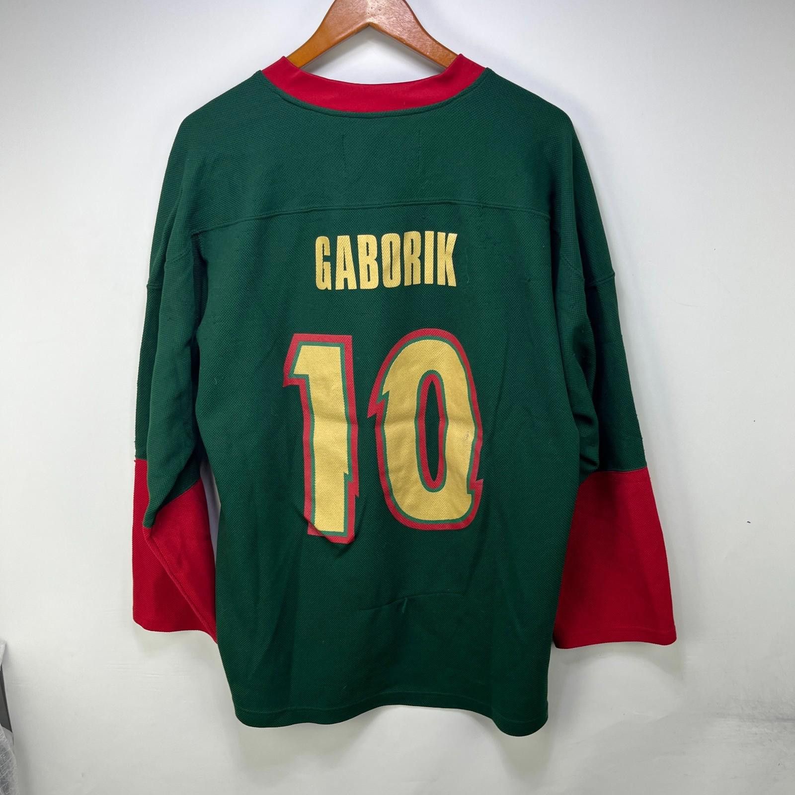 Ccm Vintage Minnesota Wild Hockey Jersey Gaborik XL Size ONE SIZE - 5 Thumbnail