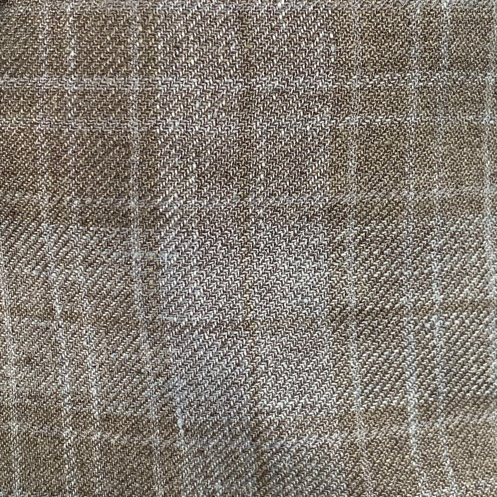 Ermenegildo Zegna Size 48 Regular Blue Navy Plaid Notch Lapel Sport Coat Size 48R - 2 Thumbnail