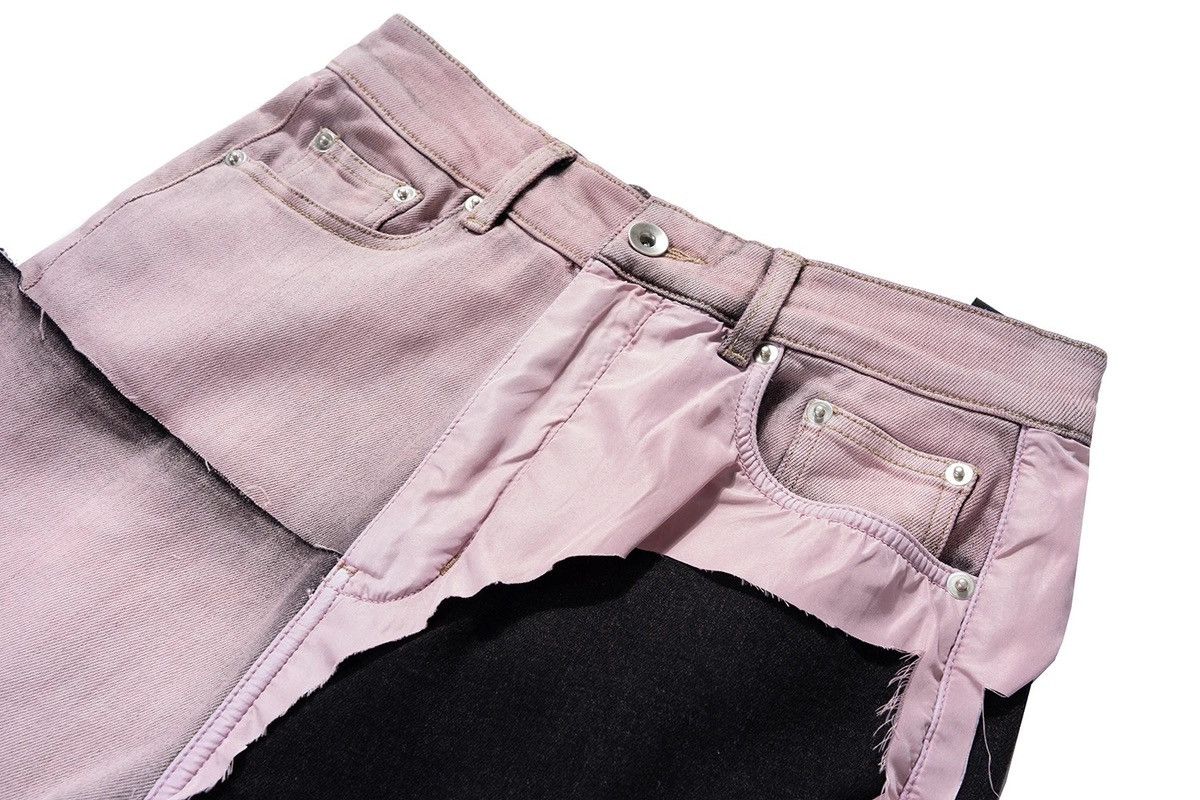 Japanese Brand × Vintage Ribbons Dirty Washed Baggy Jeans Pants streetwear y2k Size US 34 / EU 50 - 8 Thumbnail
