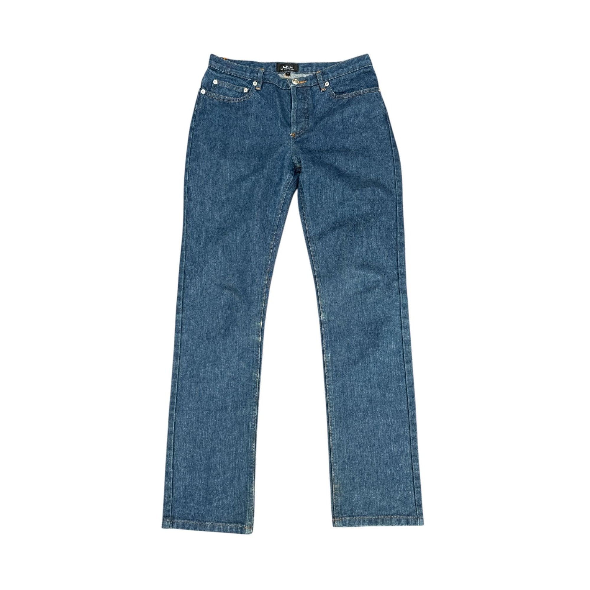 A.P.C. Blue Denim Jeans Size 27" / US 4 / IT 40 - 1 Thumbnail