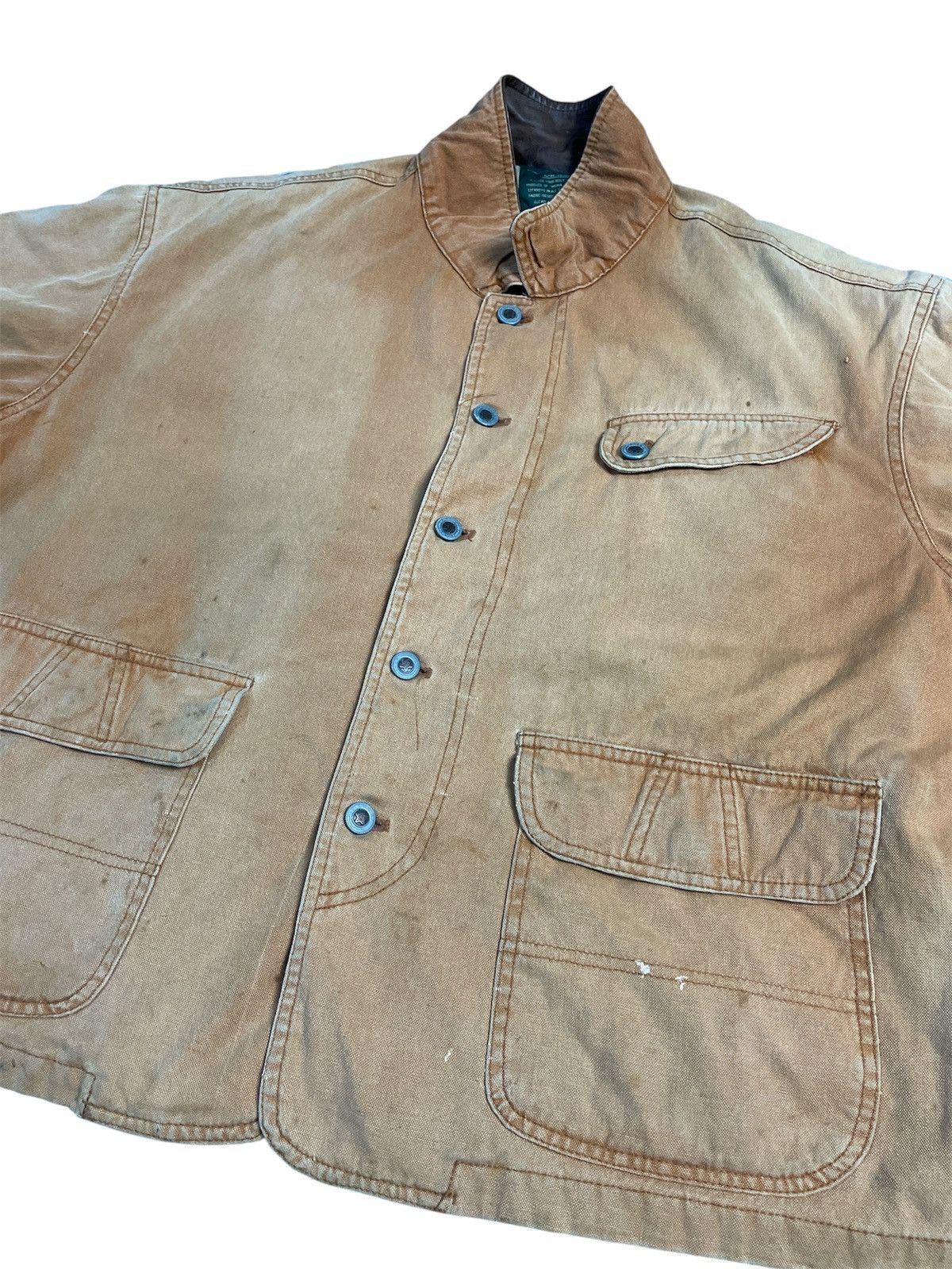 Japanese Brand Japanese Brand Chore Faded Jacket Size US L / EU 52-54 / 3 - 2 Thumbnail