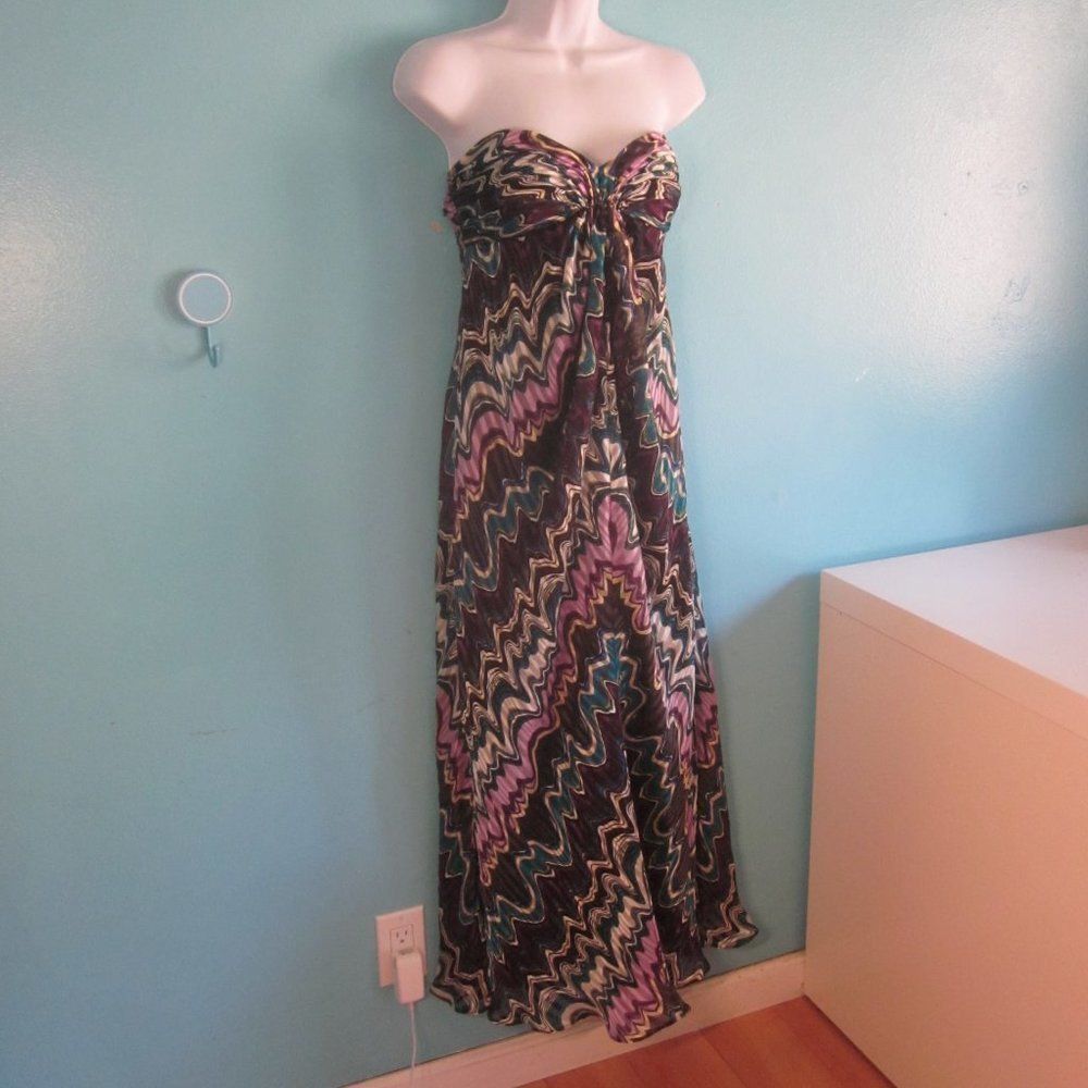 Laundry by Shelli Segal Laundry Shelli Segal Long Formal Silk Dress Size 4 Size S / US 4 / IT 40 - 2 Thumbnail