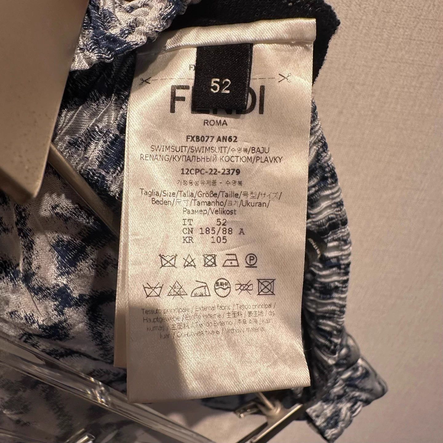 Fendi FENDI blue FF print short size 52 99 new Size US 36 / EU 52 - 5 Thumbnail
