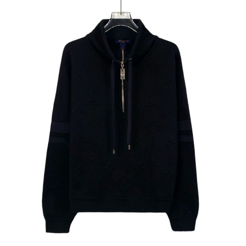 Louis Vuitton Louis Vuitton 25 black logo embossed dark full print cotto Size S / US 4 / IT 40 - 1 Thumbnail