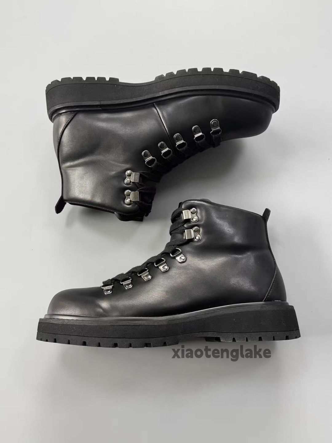 Vintage Unisex outdoor utility punk hiking workwear boots shoes Size US 13 / EU 46 - 1 Thumbnail