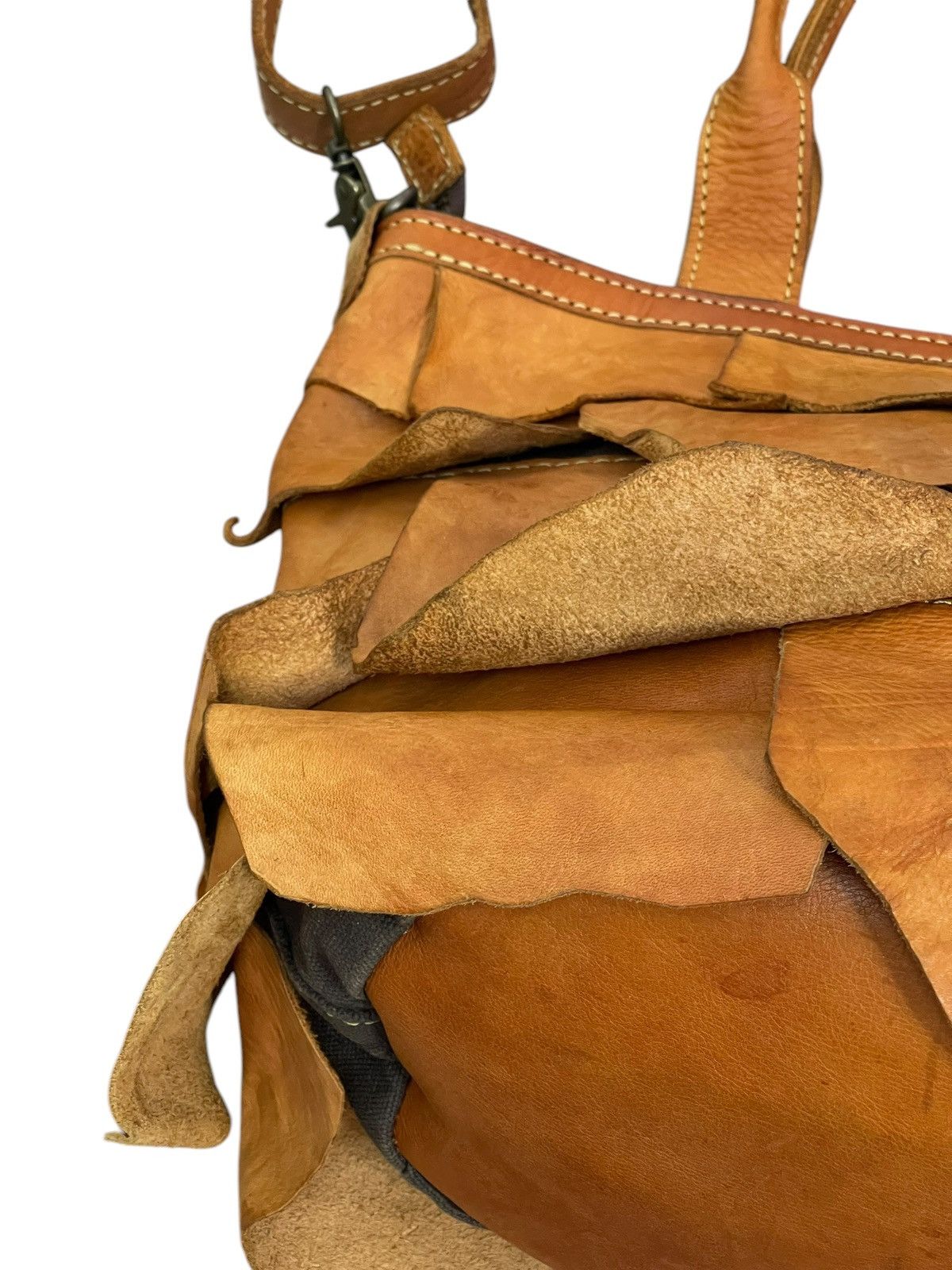 Genuine Leather Full Leather Patina Peaks Peak Japan Tote Shoulder Bag 1🟩7 Size ONE SIZE - 16 Thumbnail