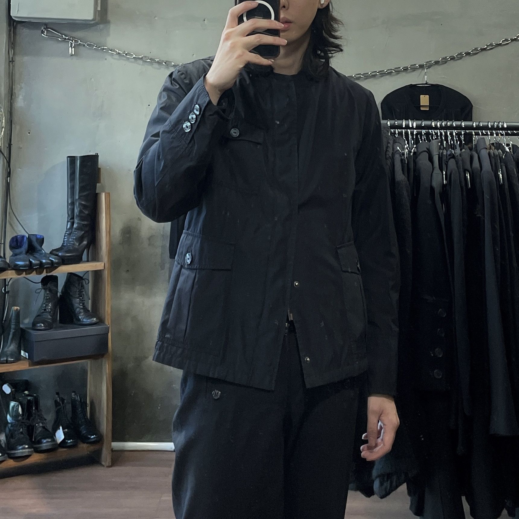 Emporio Armani 2010s Emporio Armani 2-Way Zipped Windbreaker Size US M / EU 48-50 / 2 - 2 Thumbnail