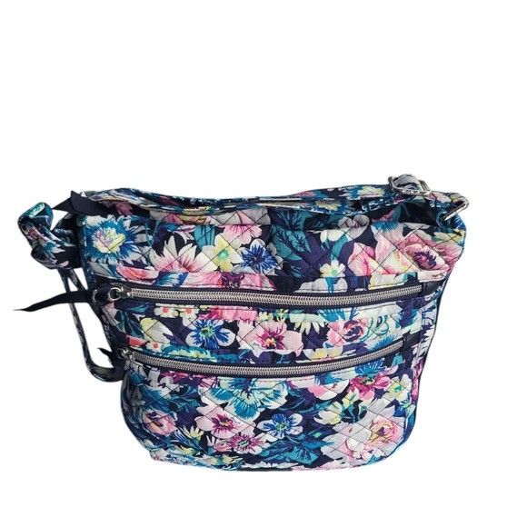 Vera Bradley Vera Bradley Women's Cotton Triple Zip Hipster Crossbody Pur Size ONE SIZE - 1 Thumbnail