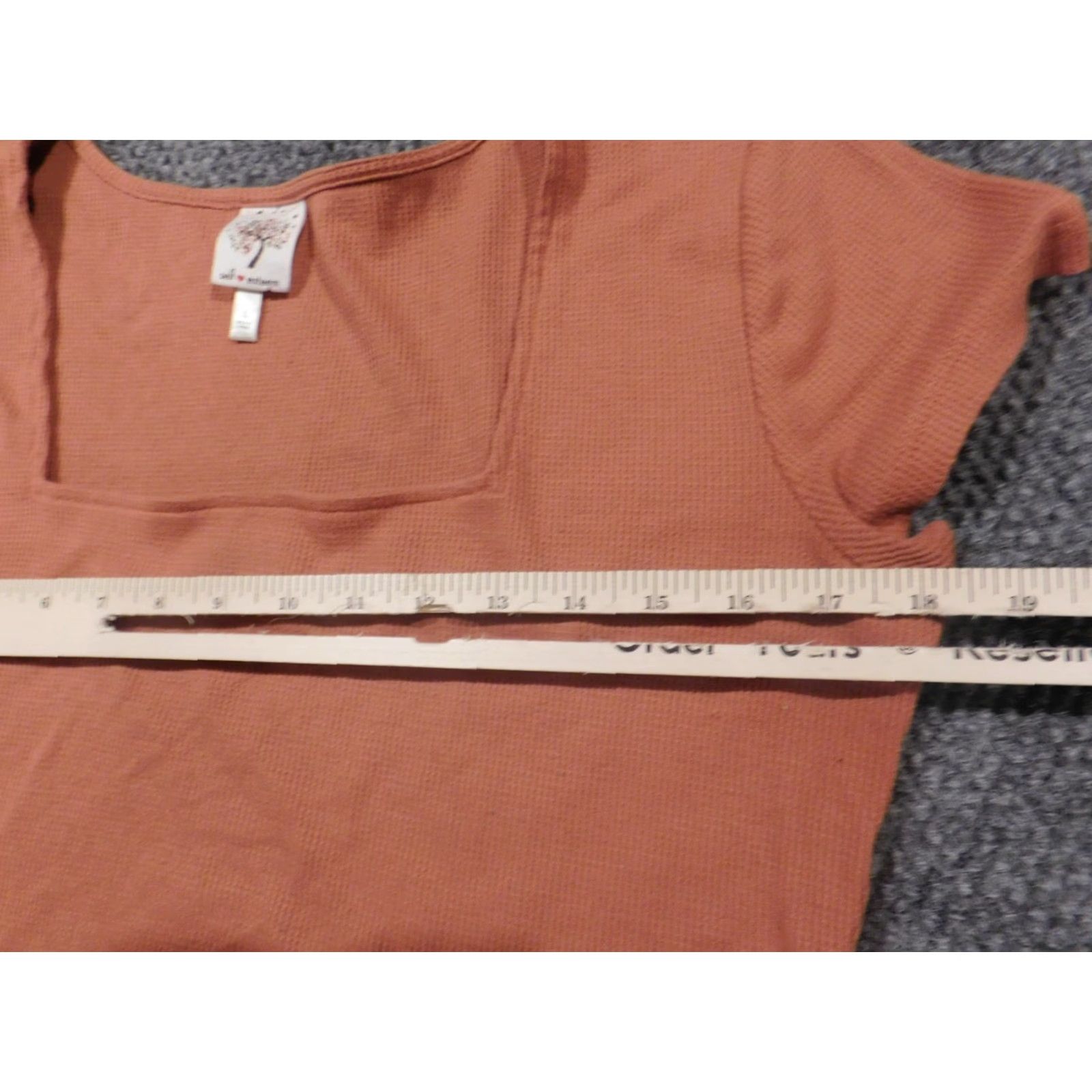 Vintage Self Esteem Pink Blouse L Women Short Sleeve Collared Cotton Stretch Casual Button Size L / US 10 / IT 46 - 5 Thumbnail