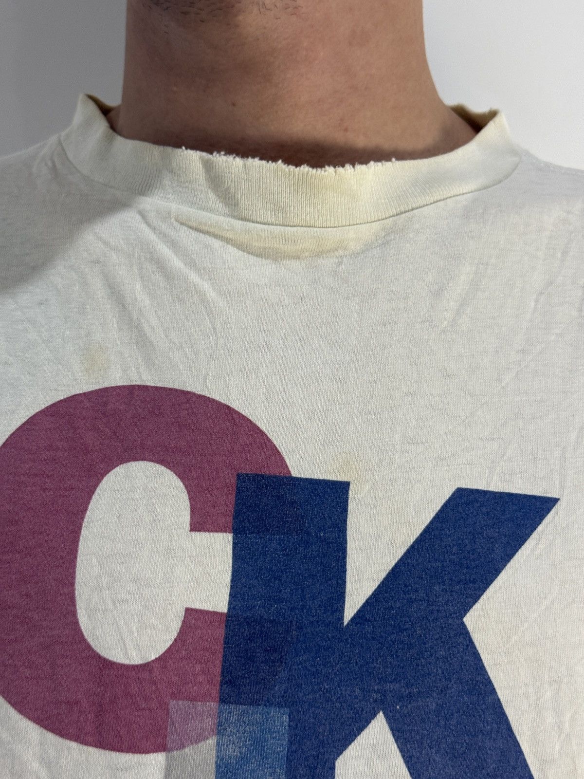 Calvin Klein Vintage 1990 s Calvin Klein Ckj Tshirt Size US XL / EU 56 / 4 - 2 Thumbnail