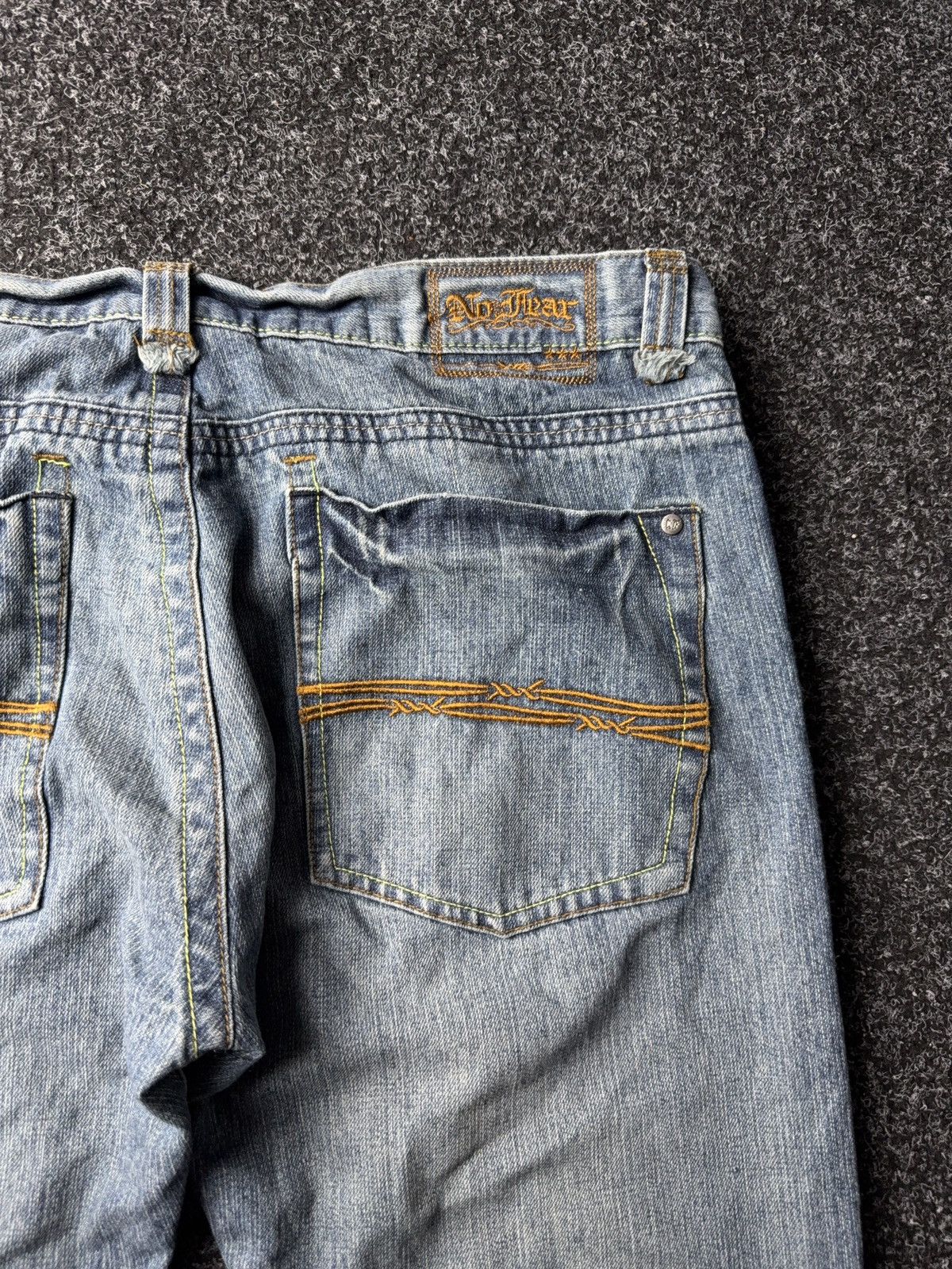 No Fear Vintage 90s No Fear Retro Y2K Baggy Denim pants jeans Size US 37 - 11 Thumbnail