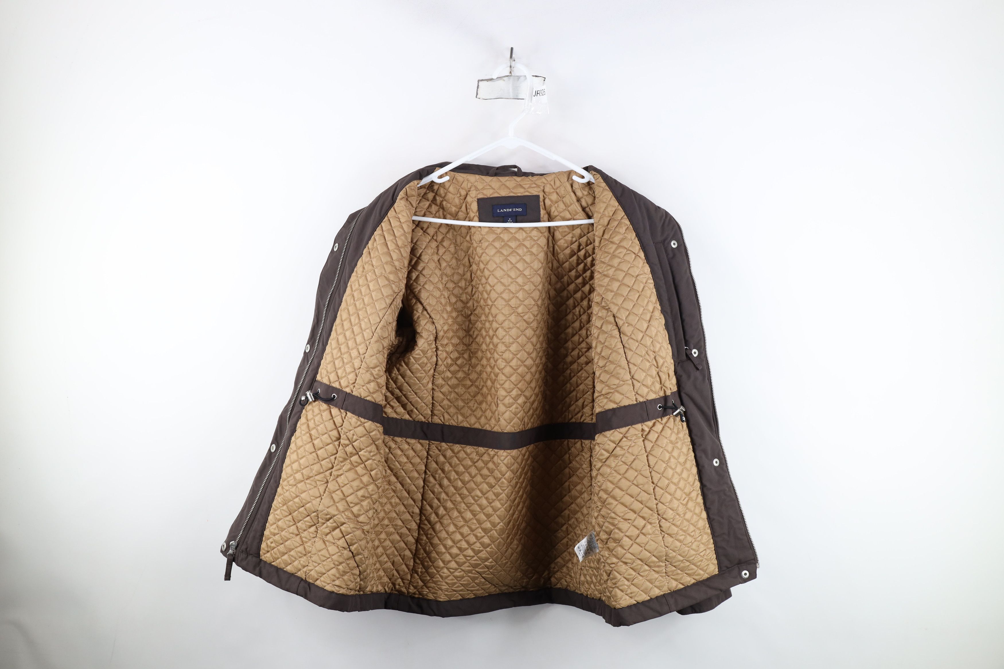 Lands' End Vintage Lands End Quilted Buckle Collar Jacket Brown Size M / US 6-8 / IT 42-44 - 12 Thumbnail