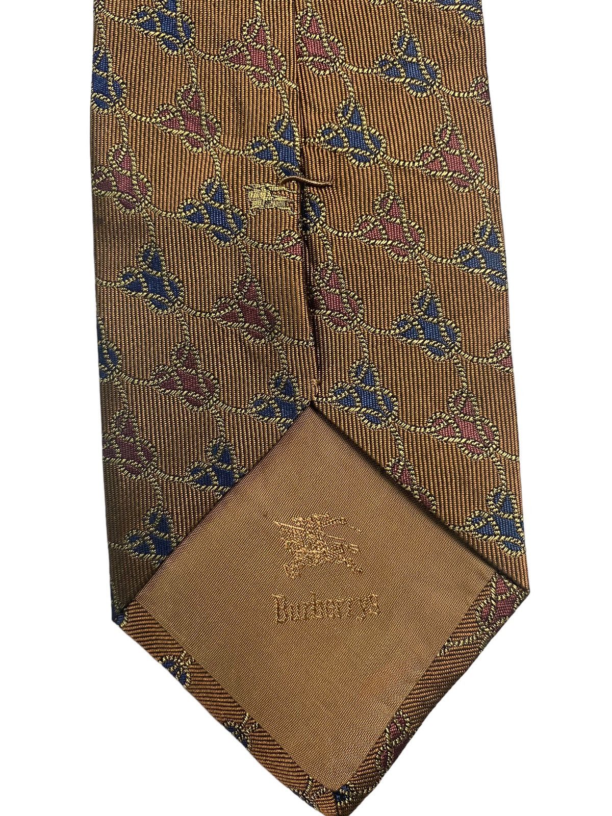 Burberry × Designer × Vintage 👍 Vintage Burberrys of London original authentic neck Ties Size ONE SIZE - 10 Thumbnail
