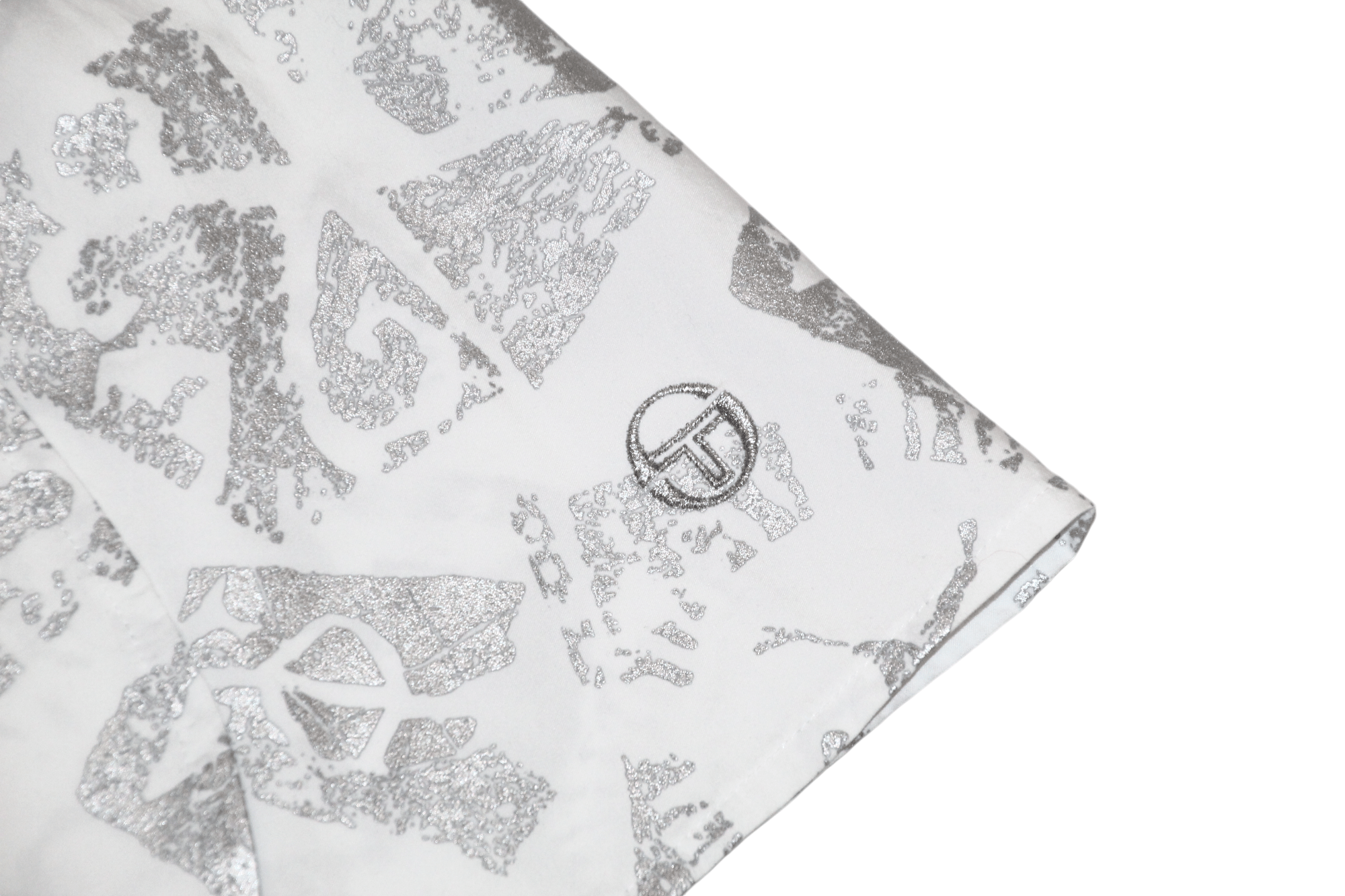 Sergio Tacchini Sergio Tacchini Abstract Glitter Coated Wrap Tennis Skirt Size 32" / US 10 / IT 46 - 3 Thumbnail