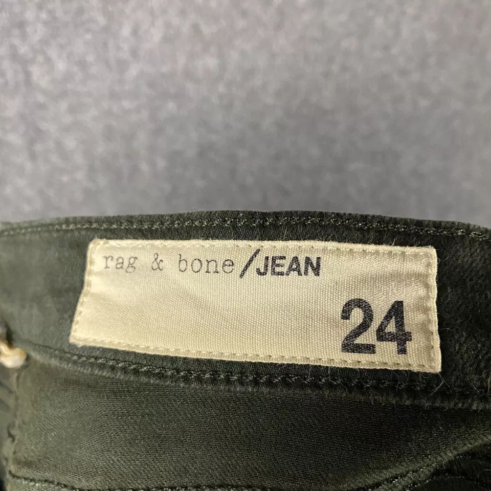 Rag & Bone Rag & Bone Jeans Women's Size 24 The Dre Green Denim Size 28" / US 6 / IT 42 - 9 Thumbnail