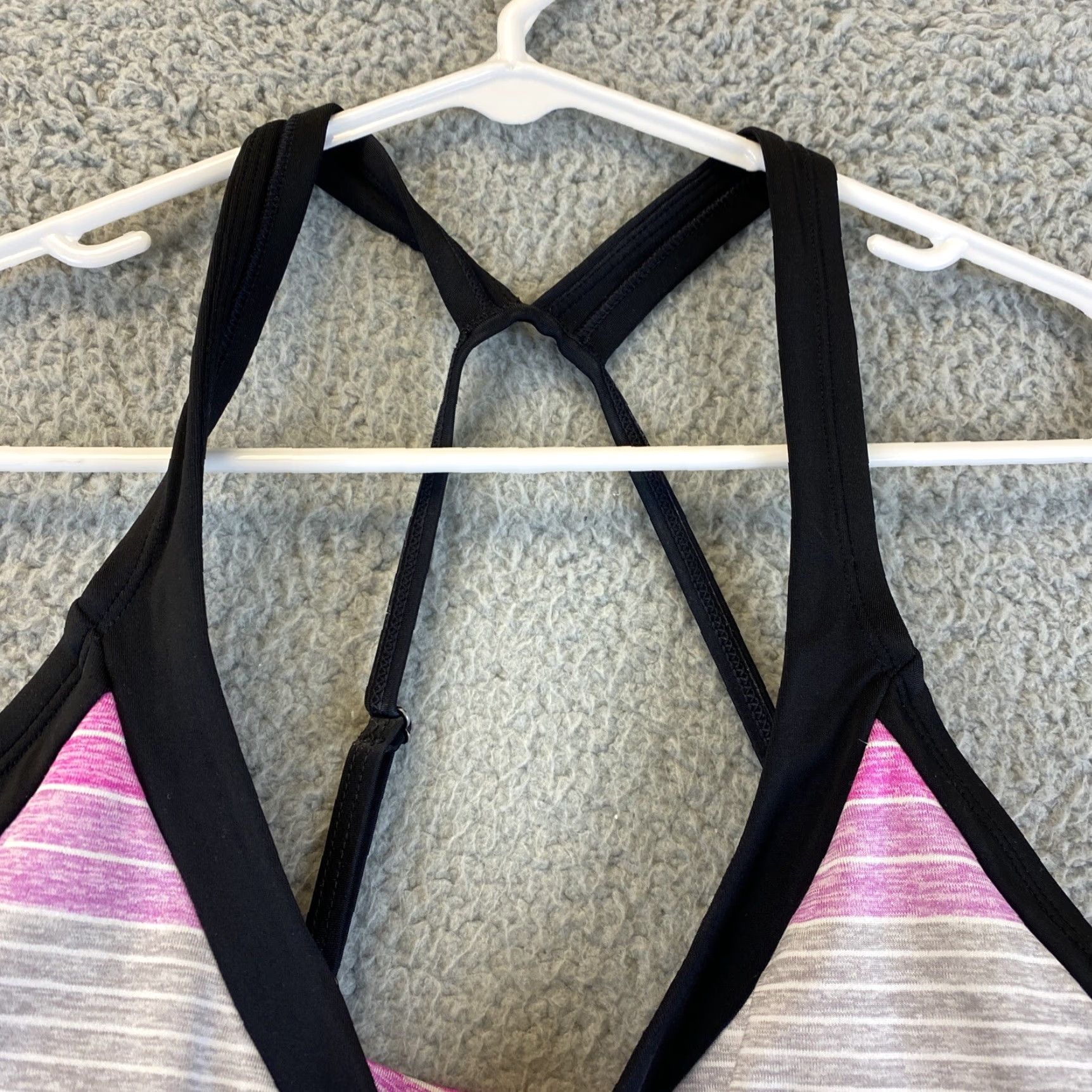 Nike Women's Nike Dri-Fit Tank Top Racer Back XL Purple Gray 51-25 Size XL / US 12-14 / IT 48-50 - 3 Thumbnail