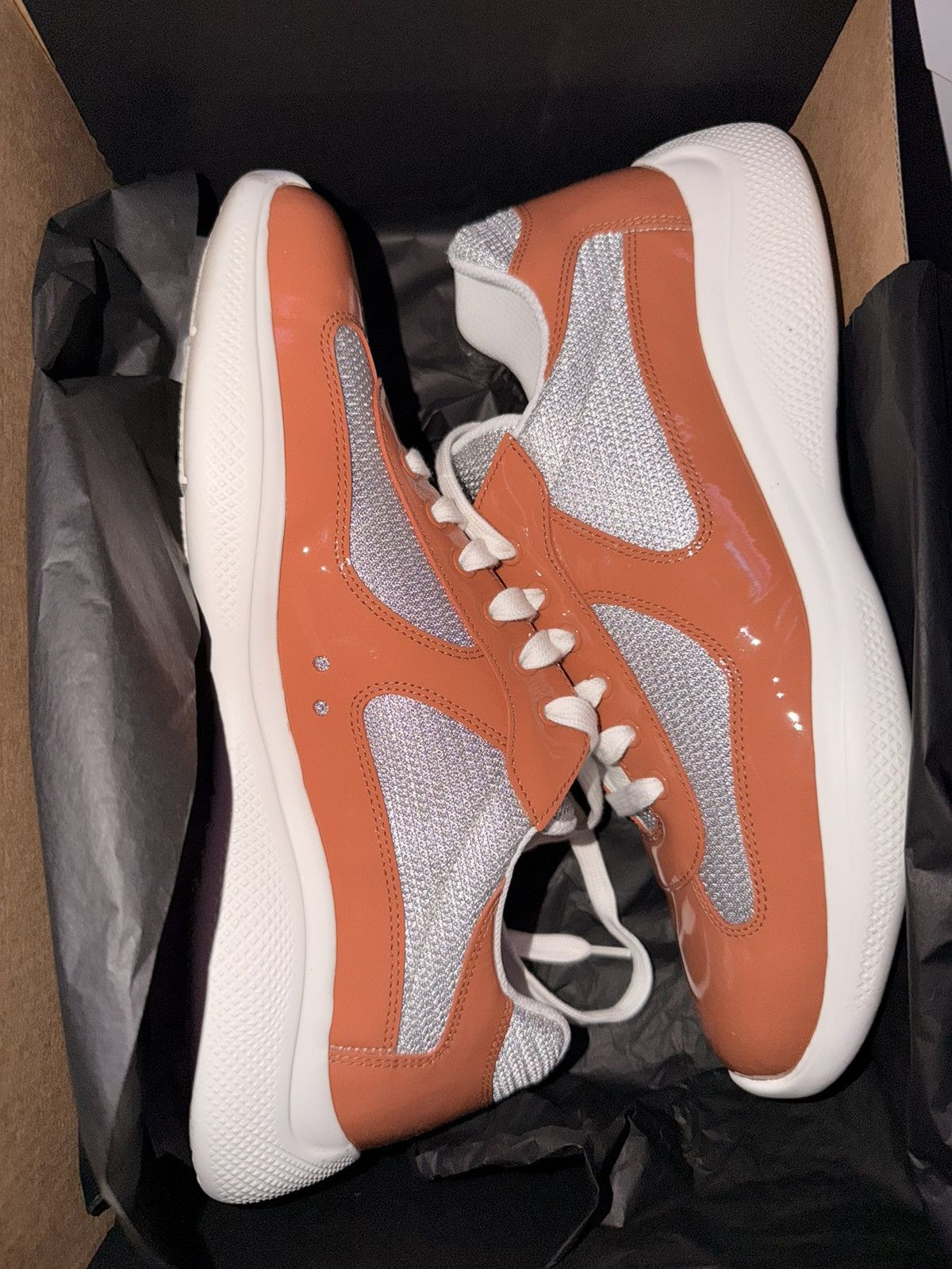 Prada Prada Americas Cup Patent Leather Size US 12 / EU 45 - 5 Thumbnail