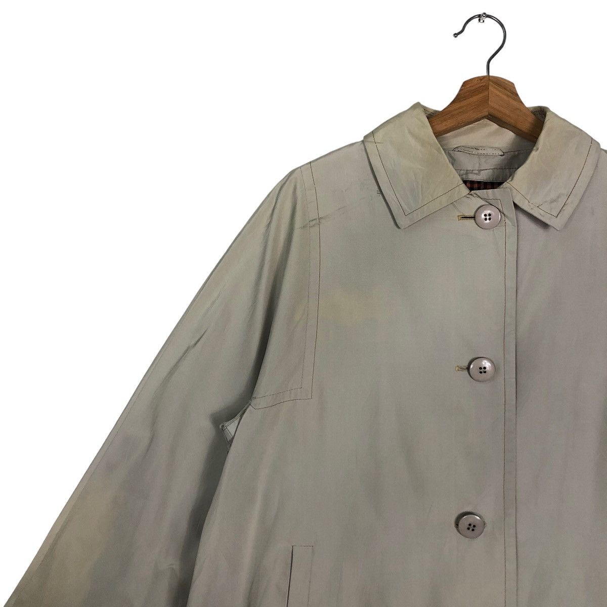 Herno 🔥Vintage Long Fly Coats Jacket Herno Italy Tartan Lining Size US M / EU 48-50 / 2 - 8 Thumbnail